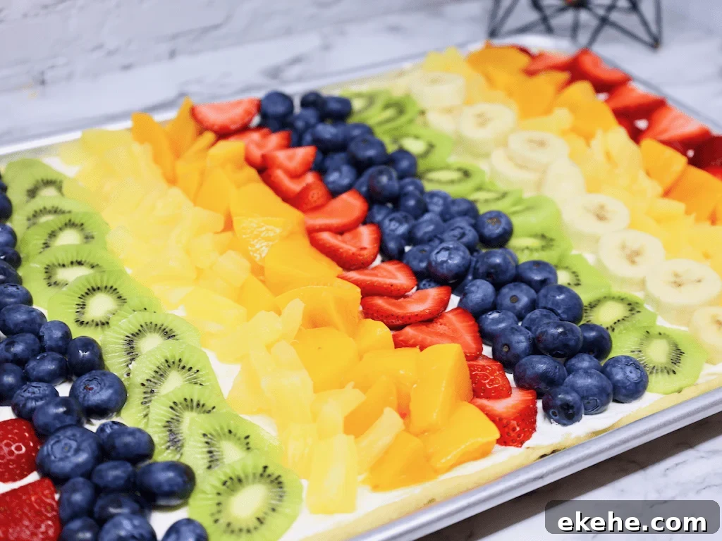 fruit pizza recipe with orange glaze