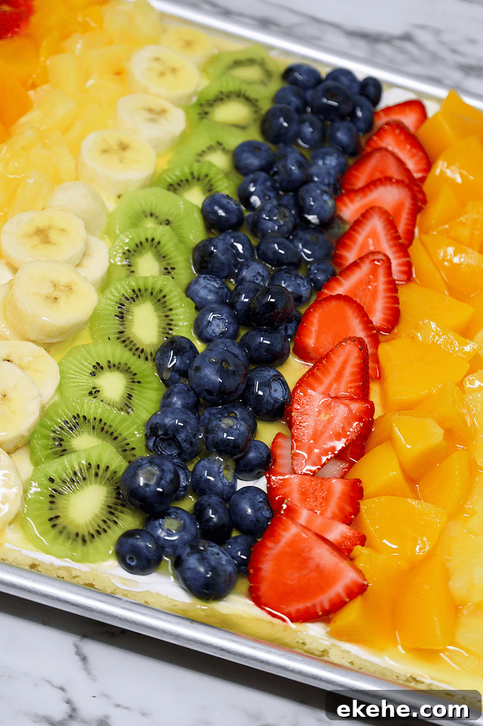 Glaze for fruit pizza