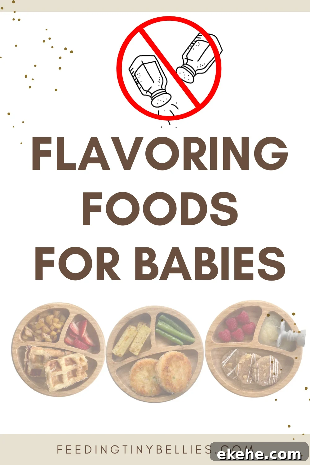 Flavoring foods for babies