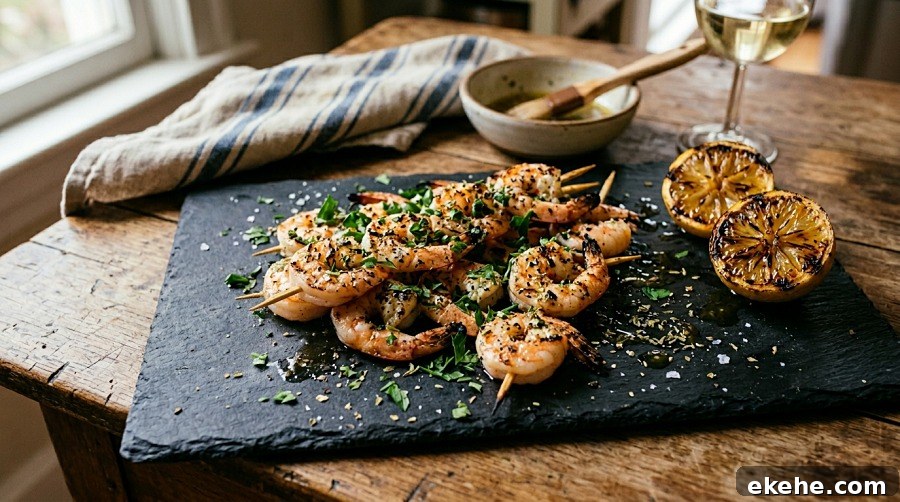Lemon Herb Grilled Shrimp (15 Minutes)