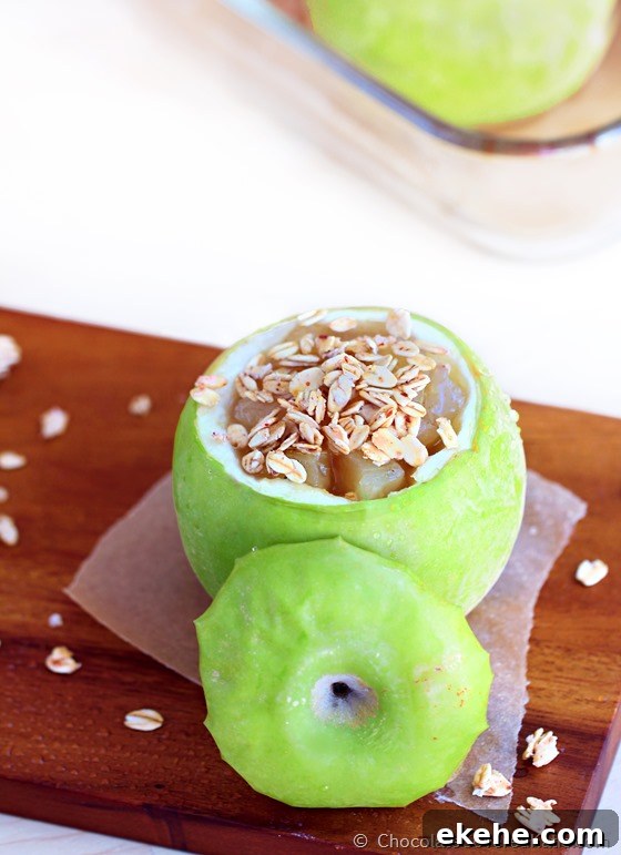 Crustless Apple Pie Baked Apples