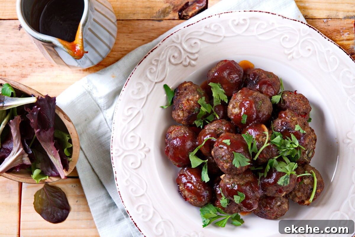 bison meatballs