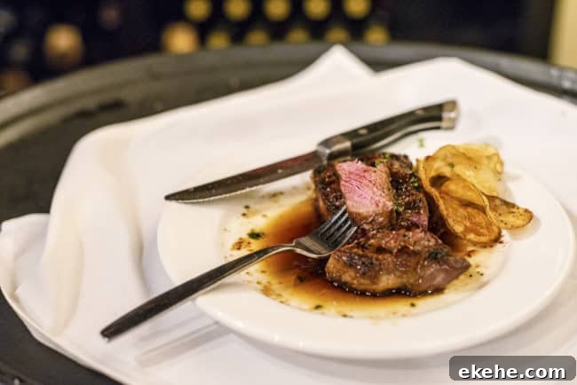 Dry Aged New York Strip at Ely's Steakhouse Ridgeland Mississippi Photography By Kita Roberts