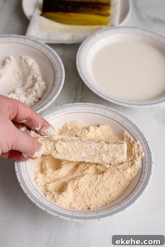 dip in cornmeal