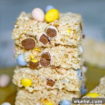 Cadbury Egg Rice Krispies
