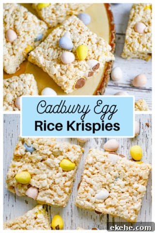 Cadbury Egg Rice Krispies