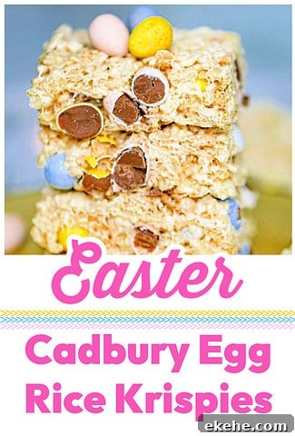 Cadbury Egg Rice Krispies