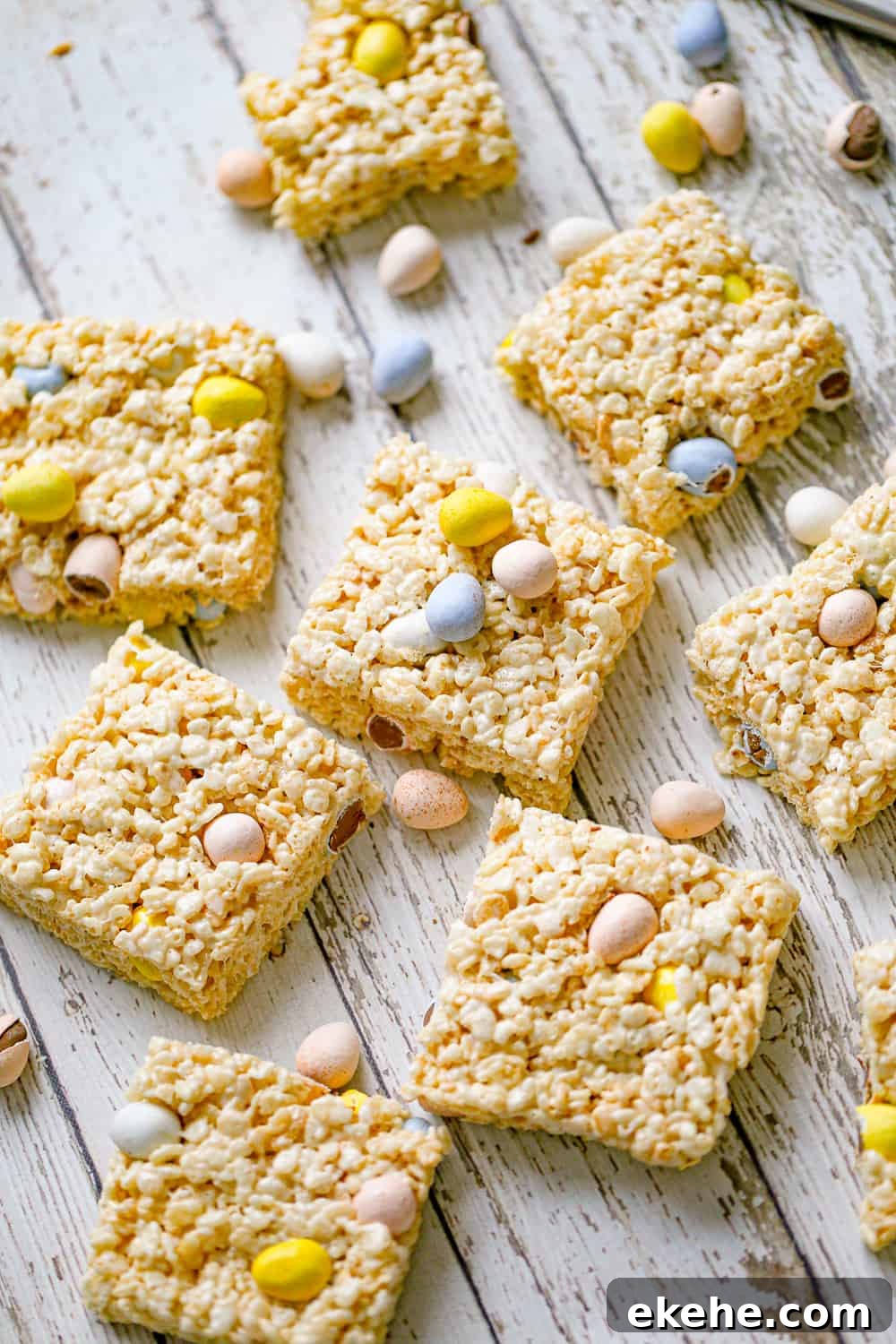 cadbury egg krispy treats