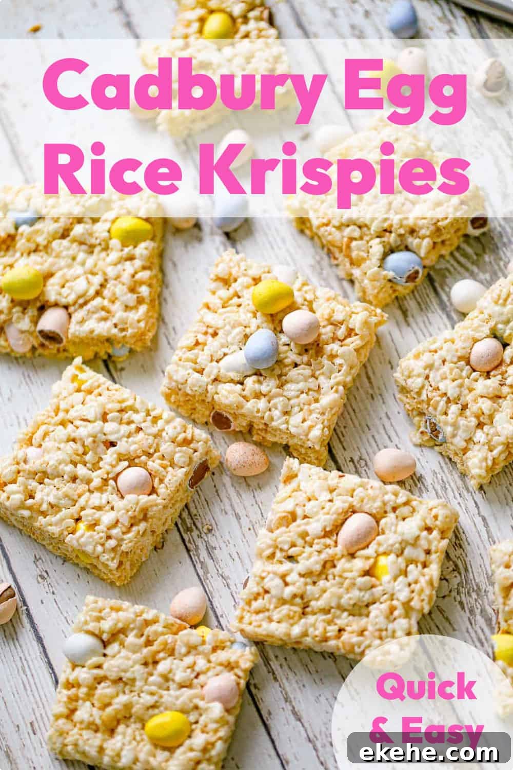 Cadbury Egg Rice Krispies