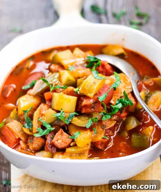 Tomato and peppers stew classic Hungarian Lescho