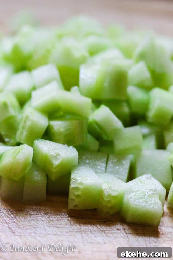Rice Salad with Corn, Ham, Cucumber and Chives - super easy and refreshing salad that can easily replace your potato or pasta salad for the next BBQ gathering.
