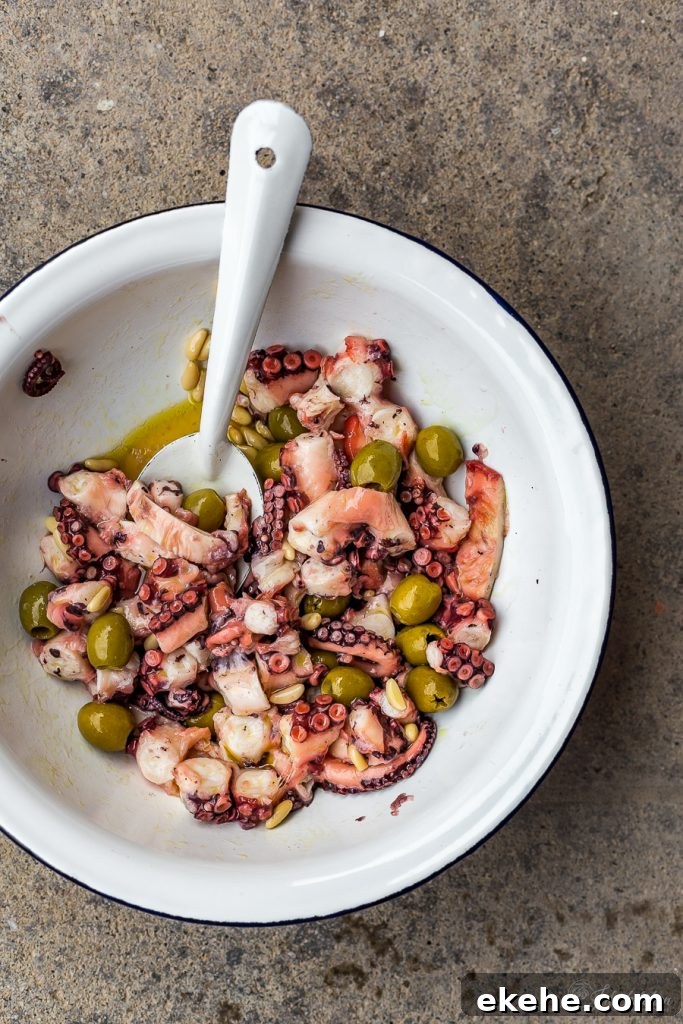 Octopus salad
