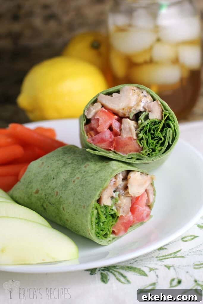 Buttermilk Ranch Chicken Wrap