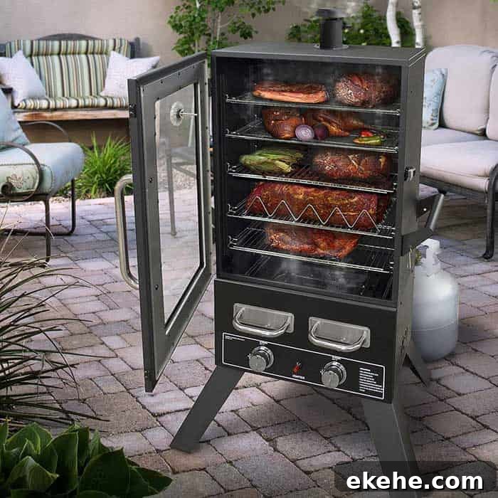 Smoke Hollow 44 Inch Vertical Gas Smoker