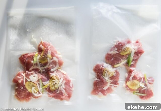 Sous Vide Chinese Drunken Wine Chicken - this is a traditional Chinese chicken recipe that is served cold, often as an appetizer. Sous vide guarantees a moist and juicy chicken