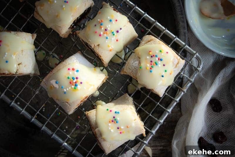 Plated fig cookies