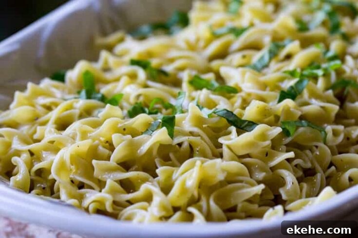 Easy Buttered Noodles