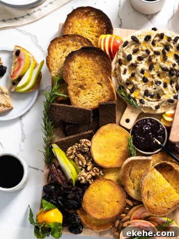 Cinnamon Raisin Honey Butter Board by Baking The Goods