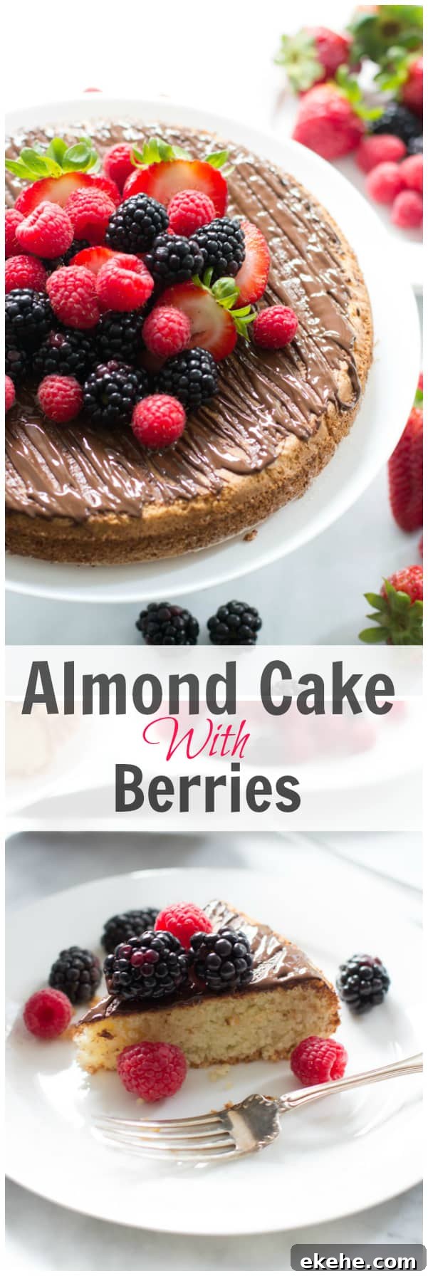 Almond Cake with Berries