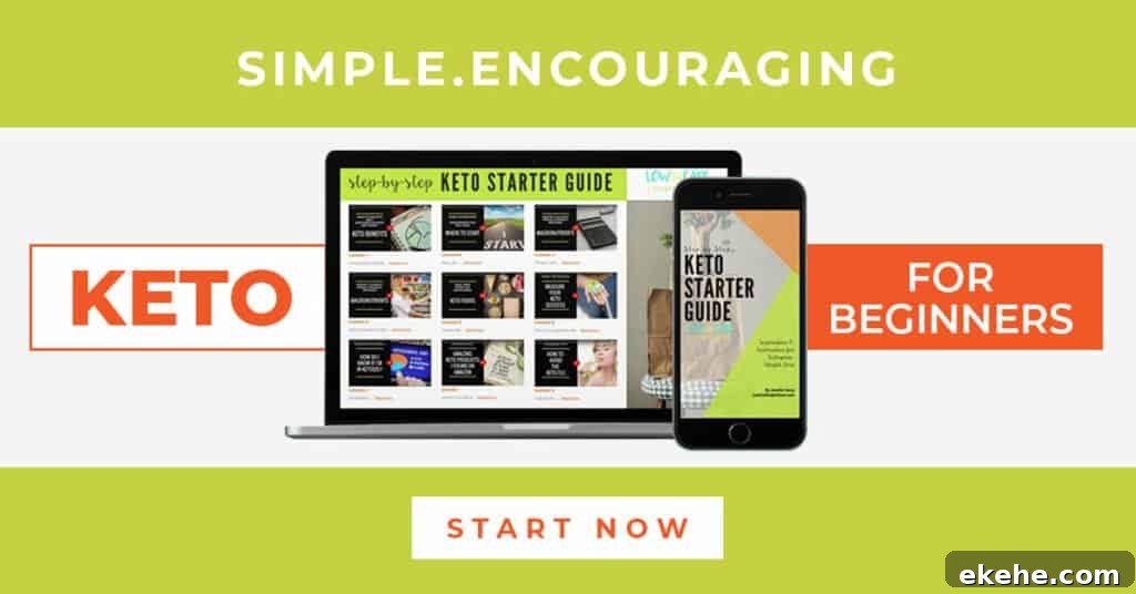 The Keto Starter Guide is an amazing resource as you get started on your keto/low carb journey. This guide has everything you need to get started in 9 simple video lessons and also includes workbooks with step by step instructions for beginners.