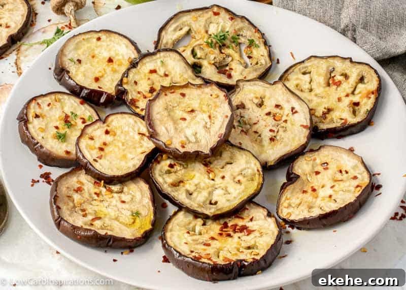 Oven Baked Eggplant Recipe with Chili and Lime