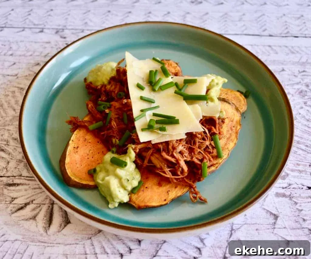 bbq pork sweet potatoes