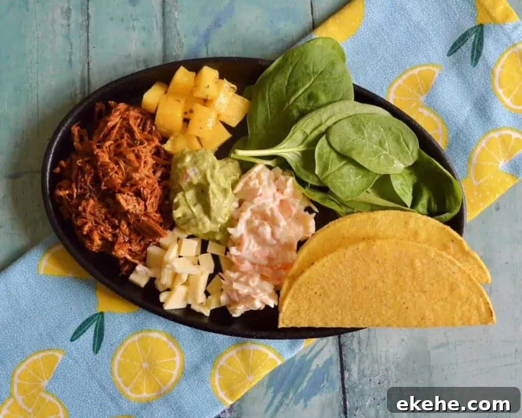 mango pulled pork