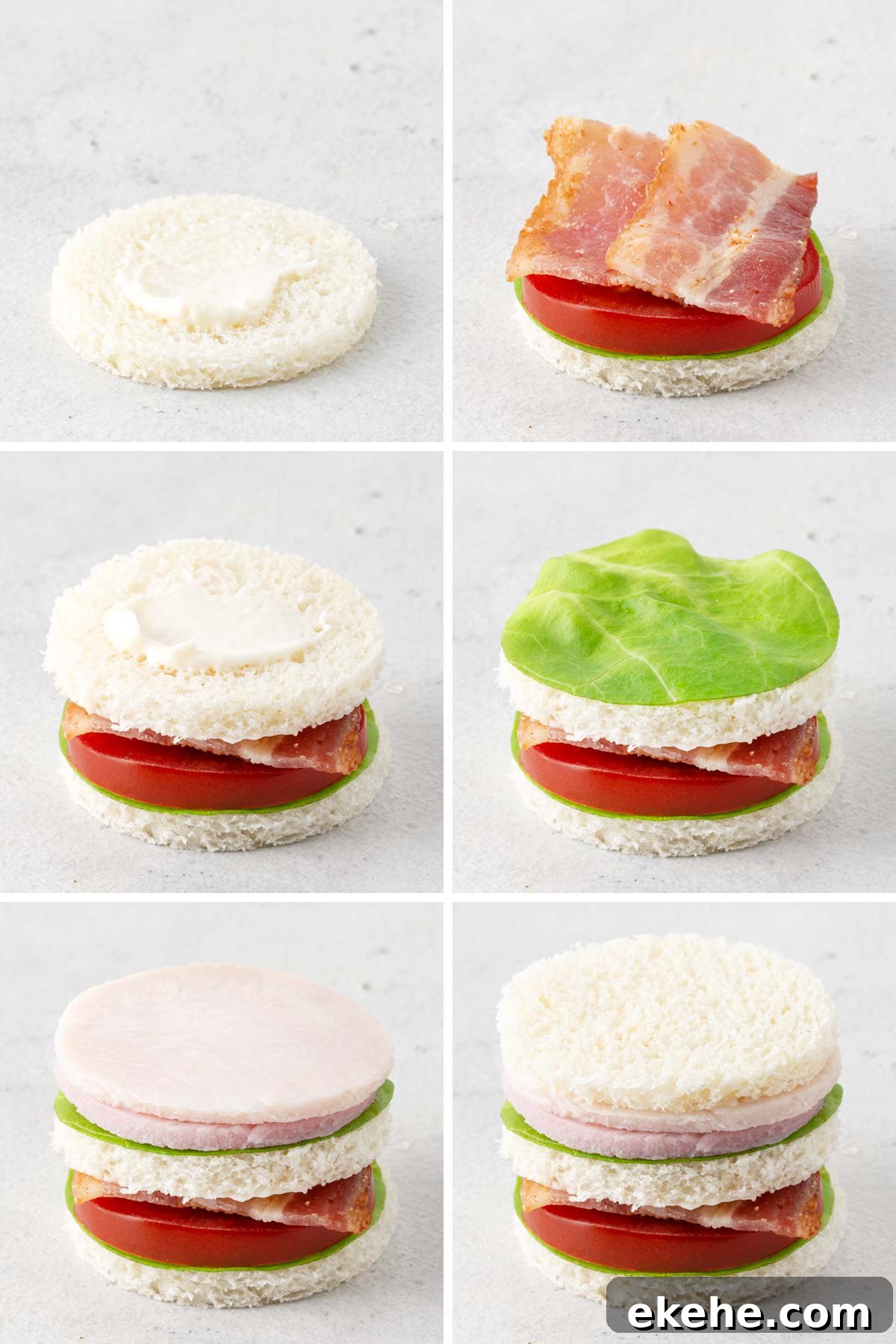 Steps to make Club Tea Sandwich.