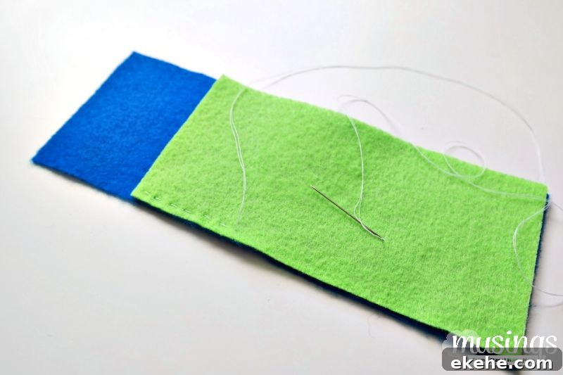 A step by step photo tutorial for how to make a pencil case from felt. This is a perfect beginner sewing project - it's so easy, the kids can do it! Plus they'll love customizing their own pencil case for back to school!