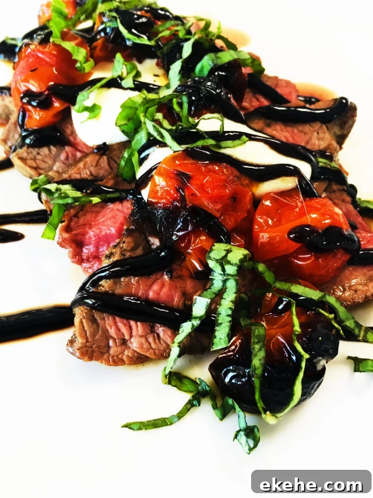 Flank Steak Caprese
