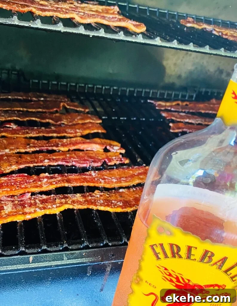 Traeger Fireball Whiskey Bacon