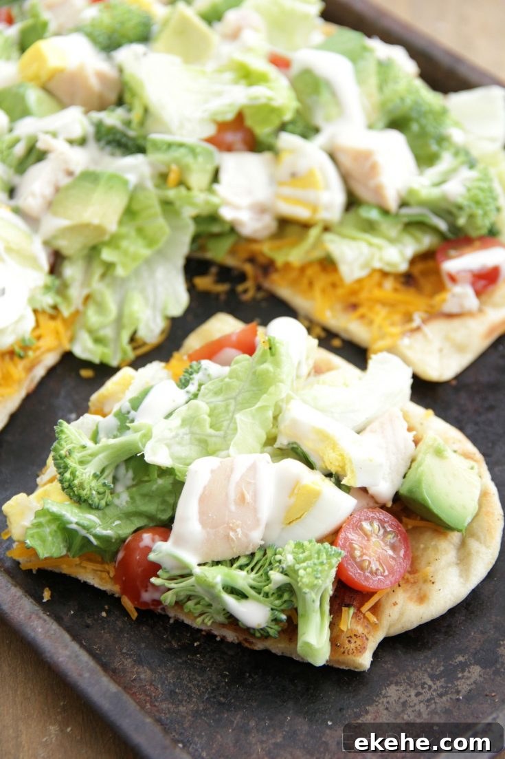 Cobb Salad Pizza