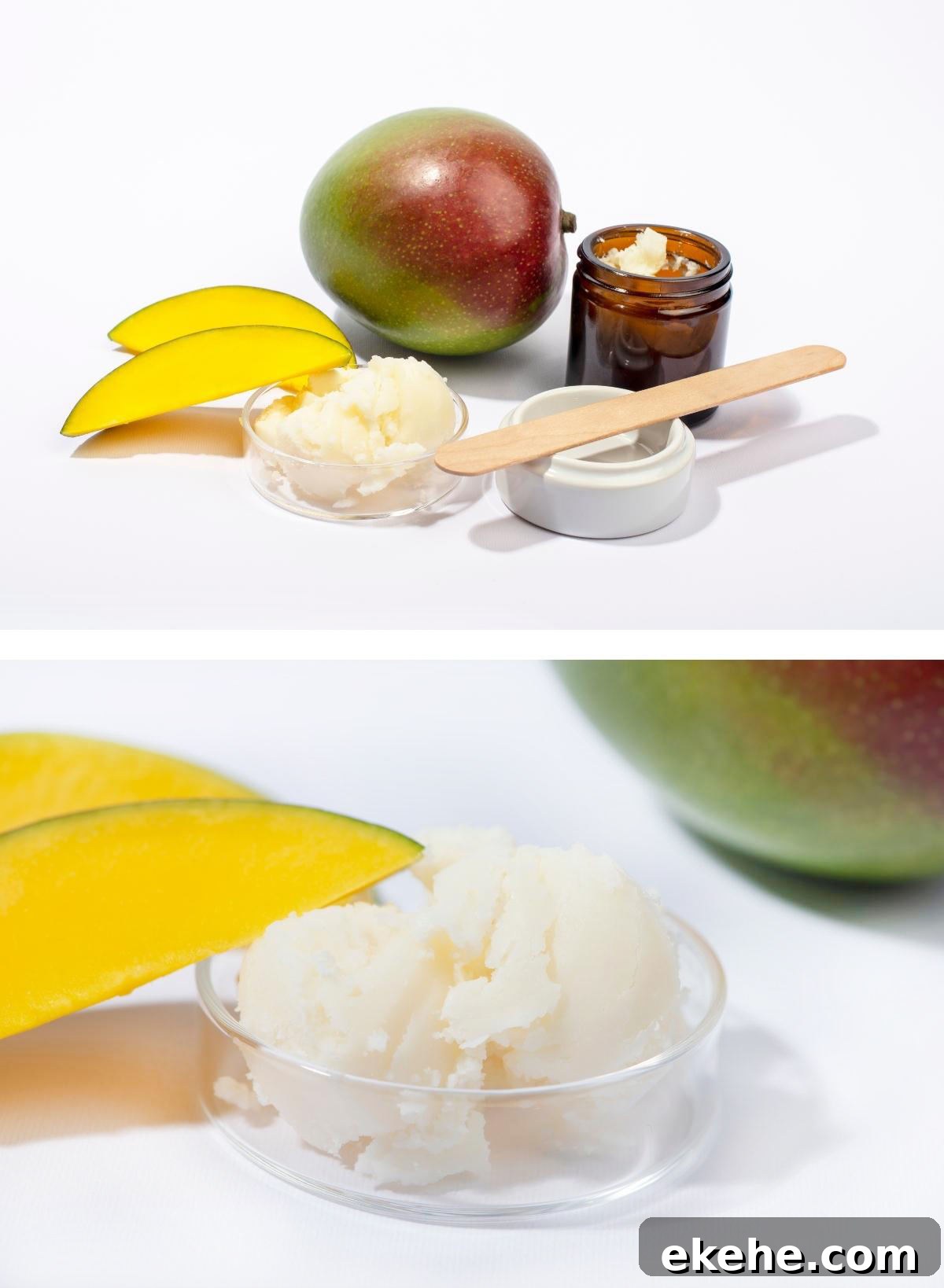 Mango butter is a natural moisturizer for face.