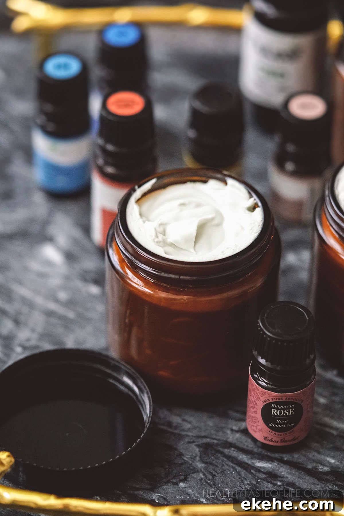 DIY moisturizer for dry skin.