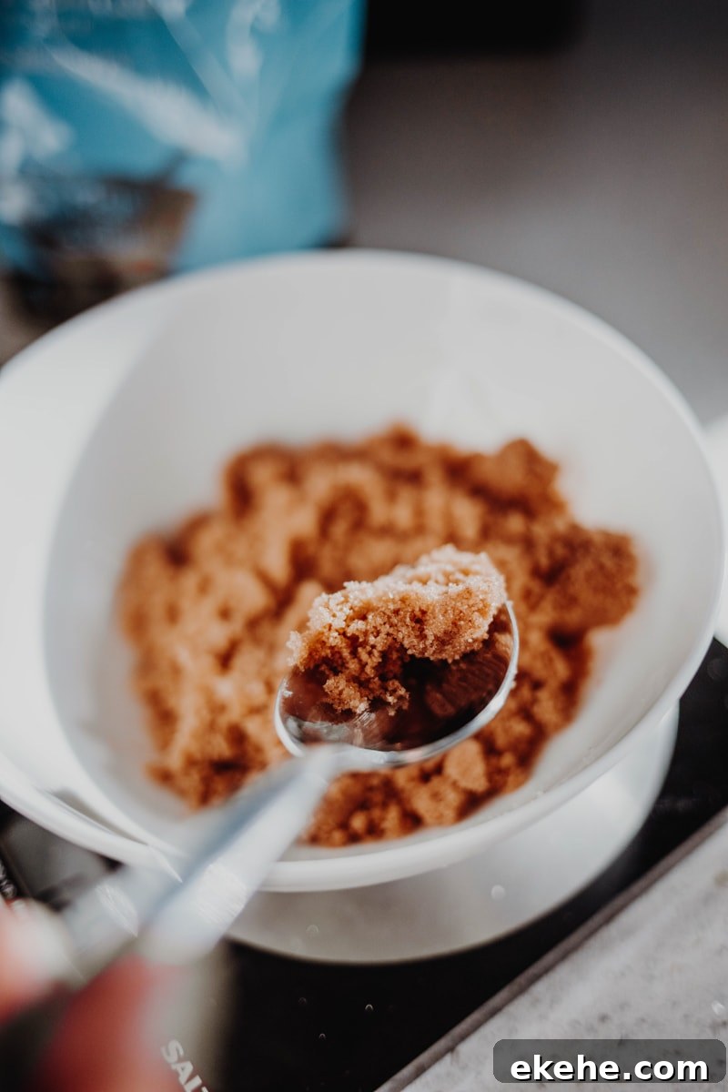 a bowl of light brown soft sugar