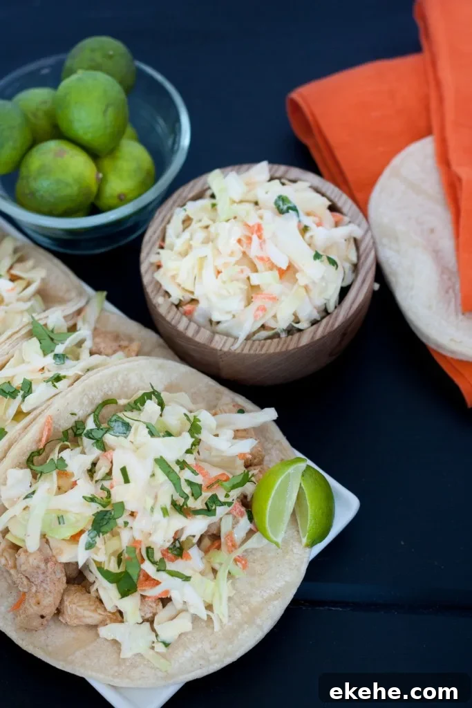 Key Lime Chicken Tacos * GoodieGodmother.com