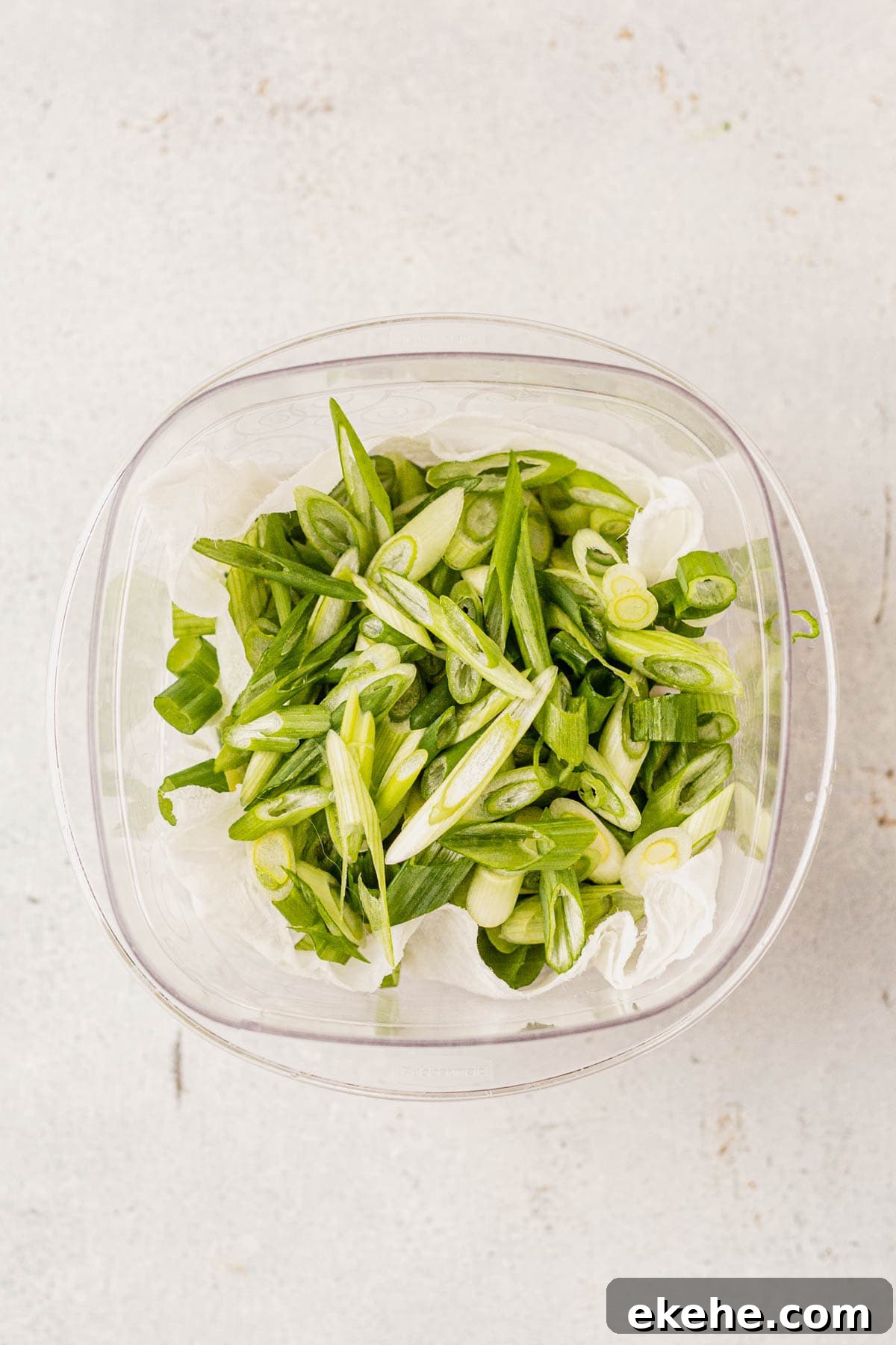 how to store green onions