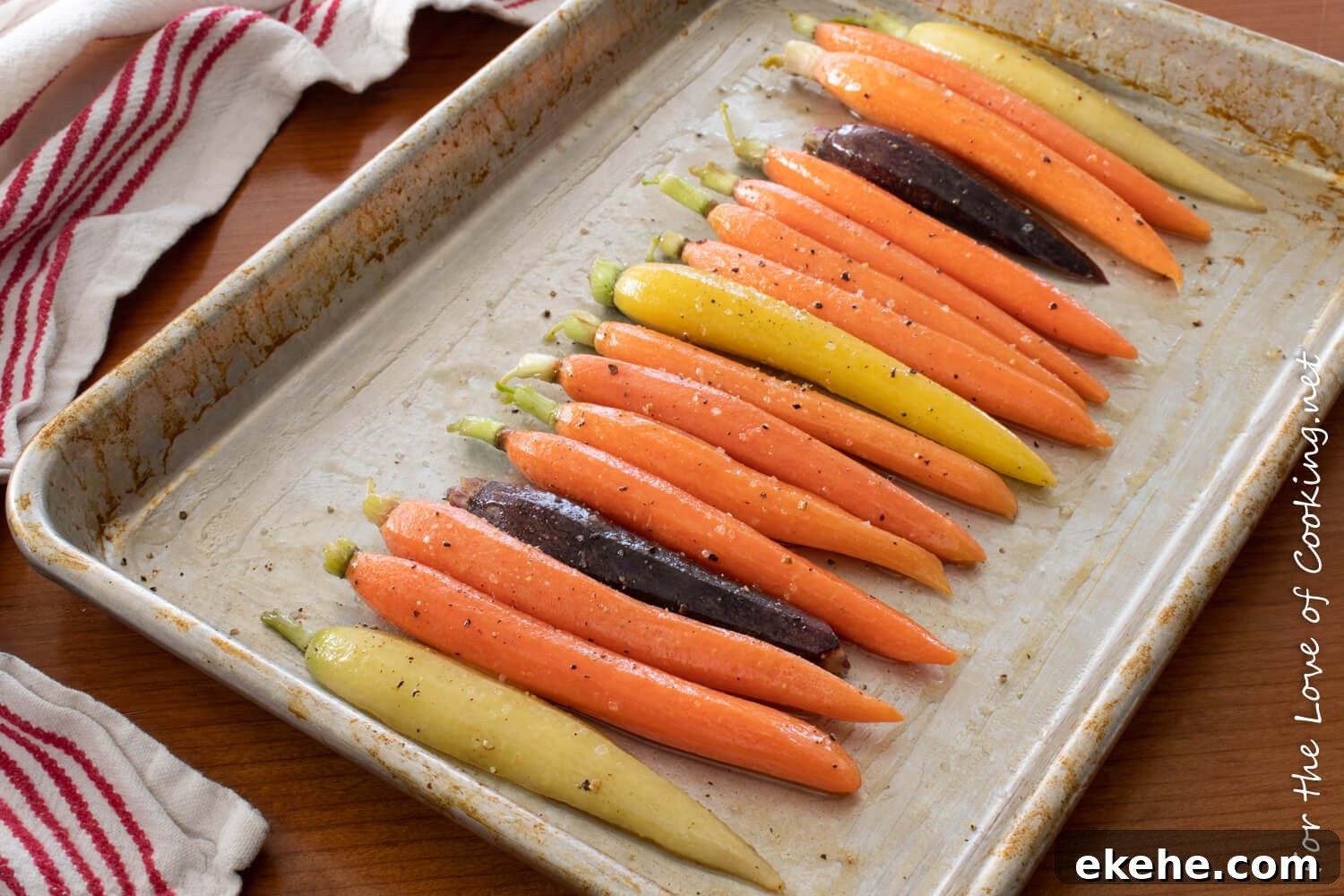 Brown Butter-Maple Glazed Heirloom Carrots