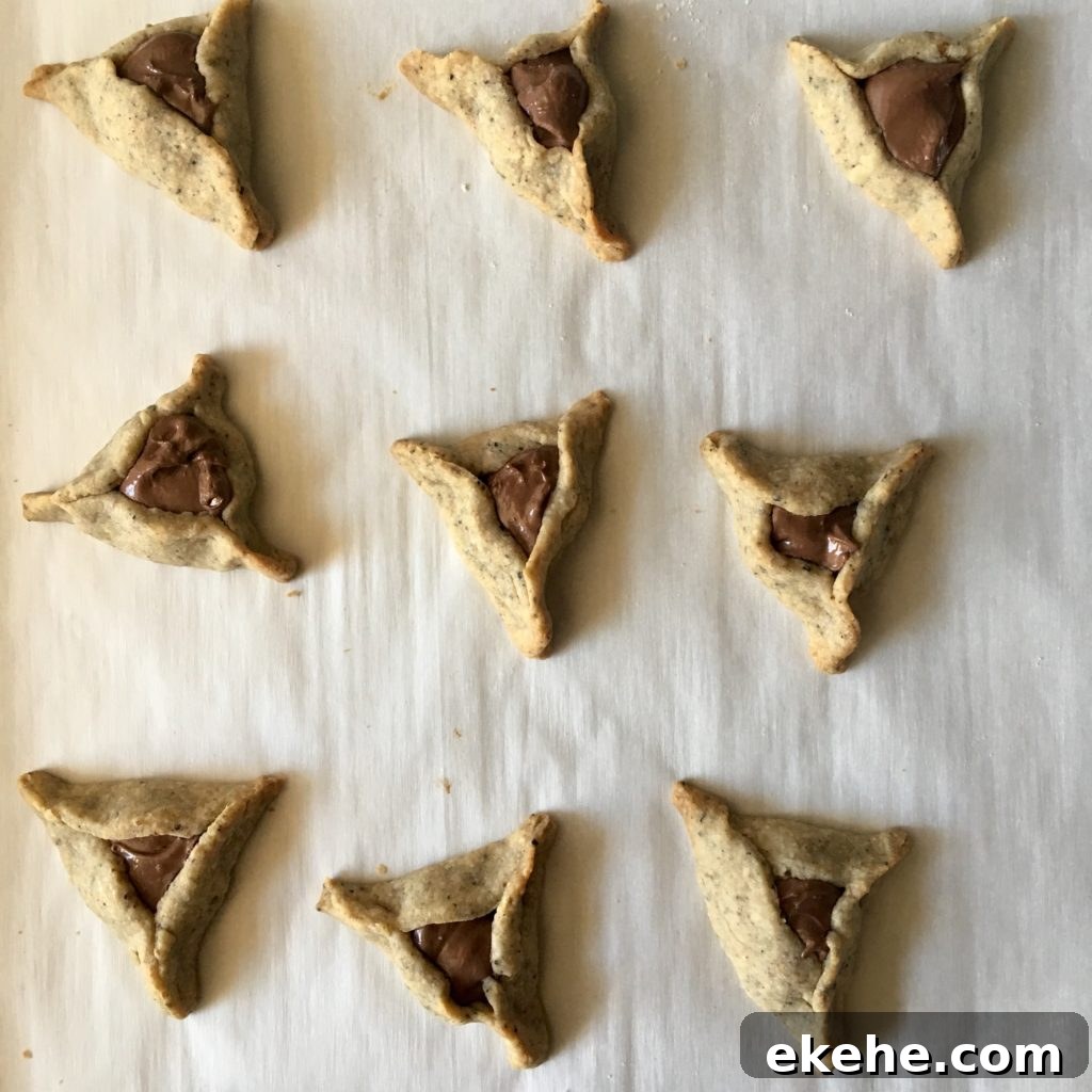espresso hazelnut nutella hamantaschen