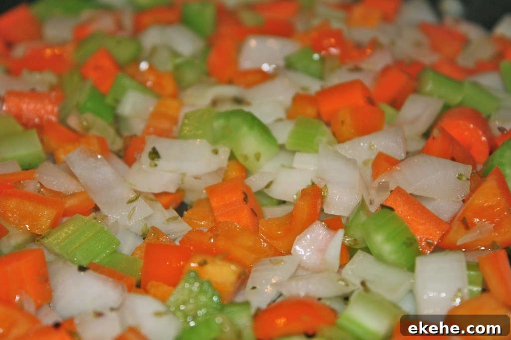 Simple Mirepoix Filling