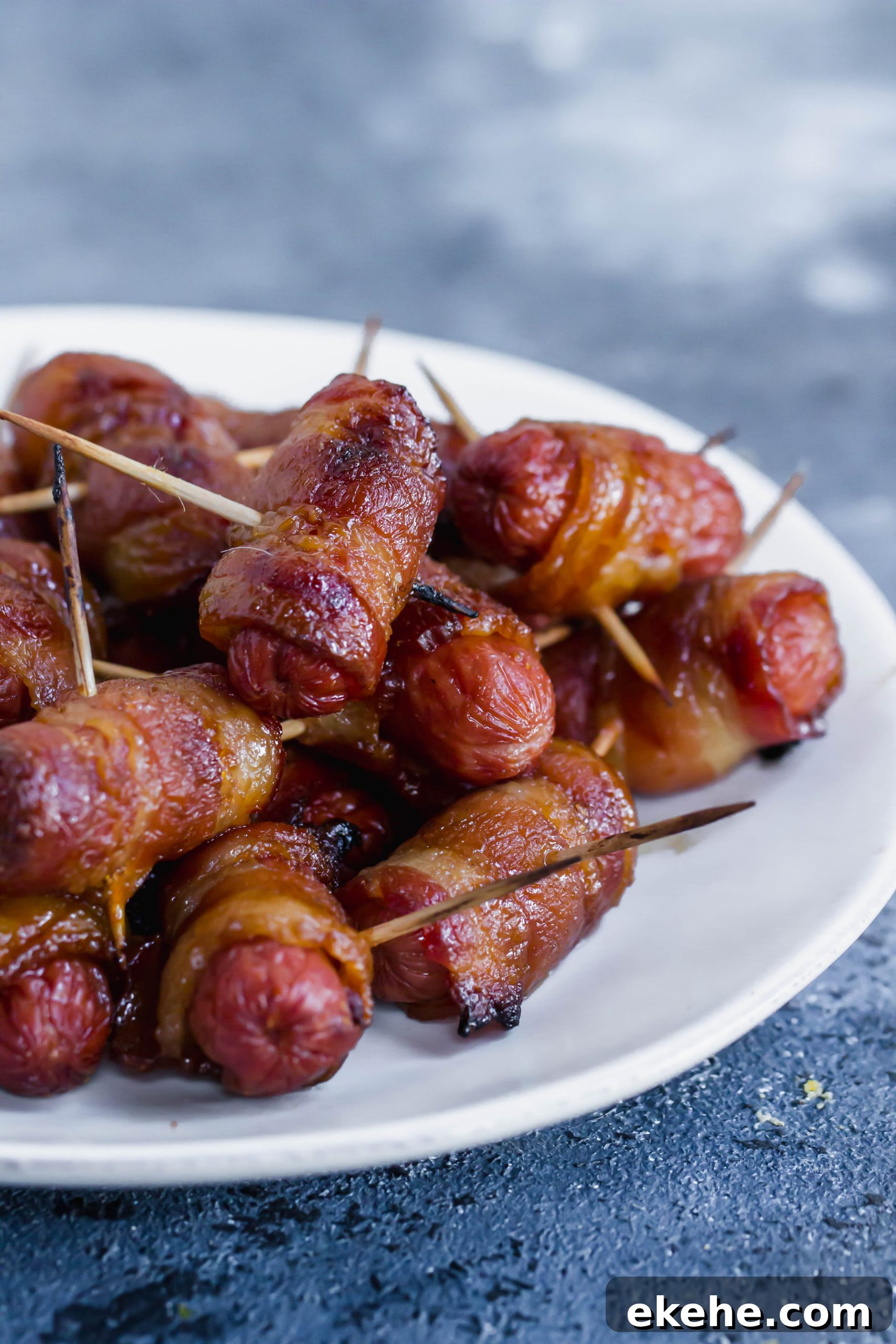 Paleo Sweet Bacon-Wrapped Smokies - Gluten-free, dairy-free, nut-free, Keto option. Perfect game day or party appetizer. EASY!
