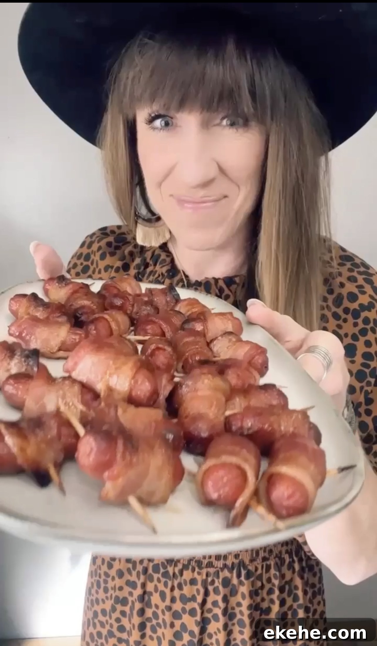 Paleo Sweet Bacon-Wrapped Smokies - Gluten-free, dairy-free, nut-free, Keto option. Perfect game day or party appetizer. EASY!