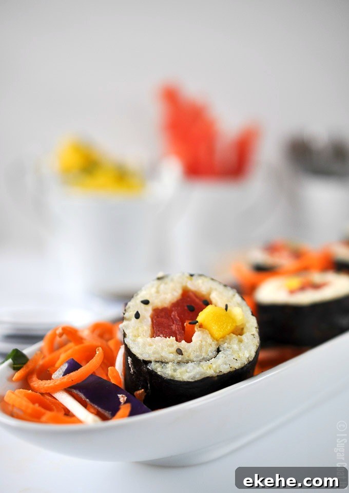 Watermelon Tropical Sushi