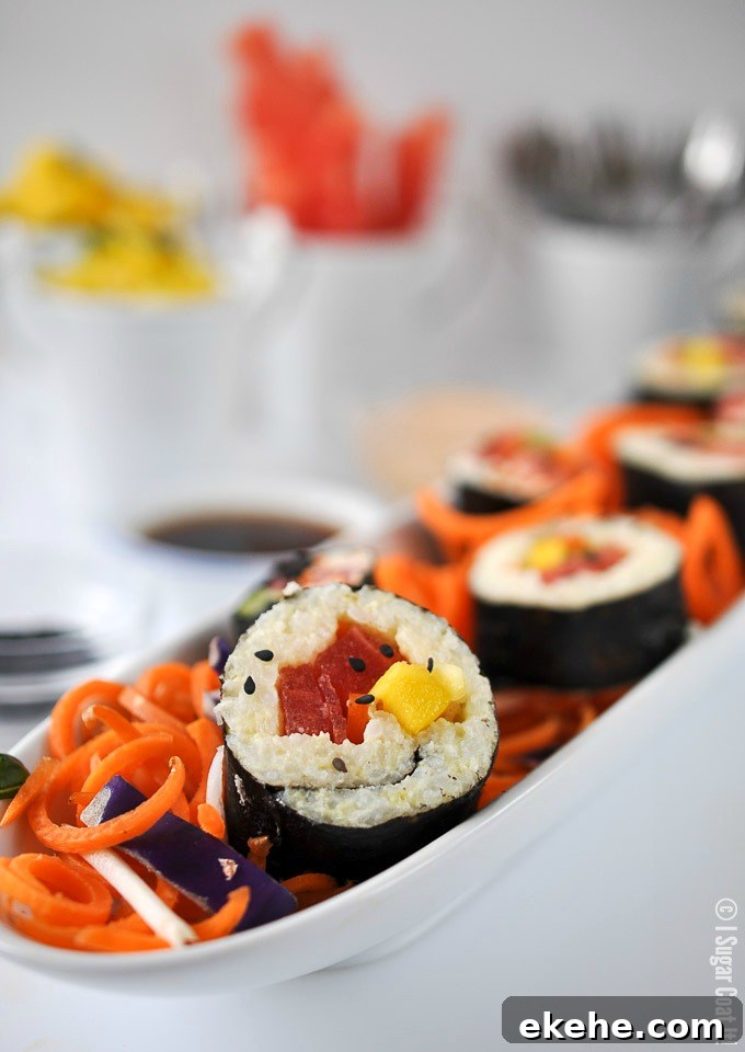 Watermelon Tropical Sushi
