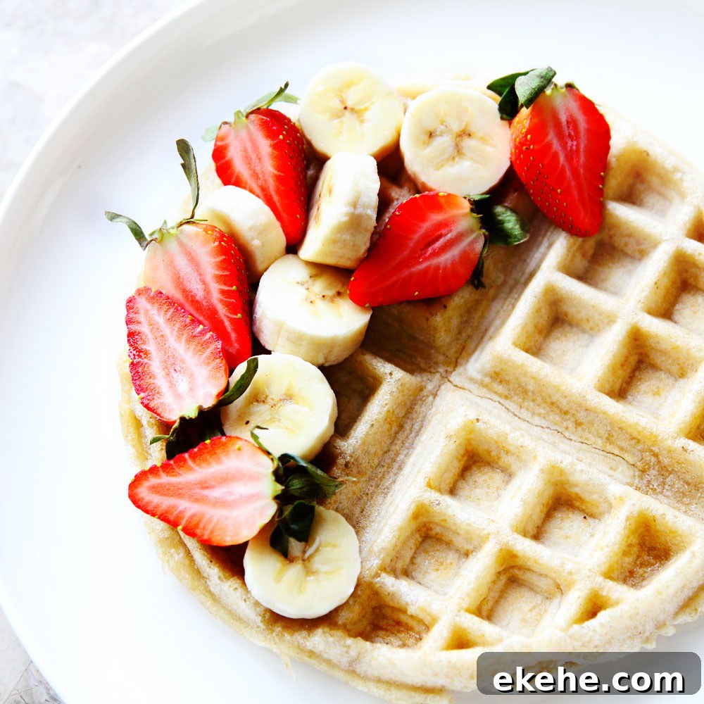brown rice mochi waffle
