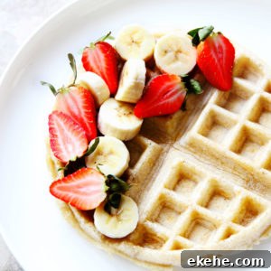 brown rice mochi waffle