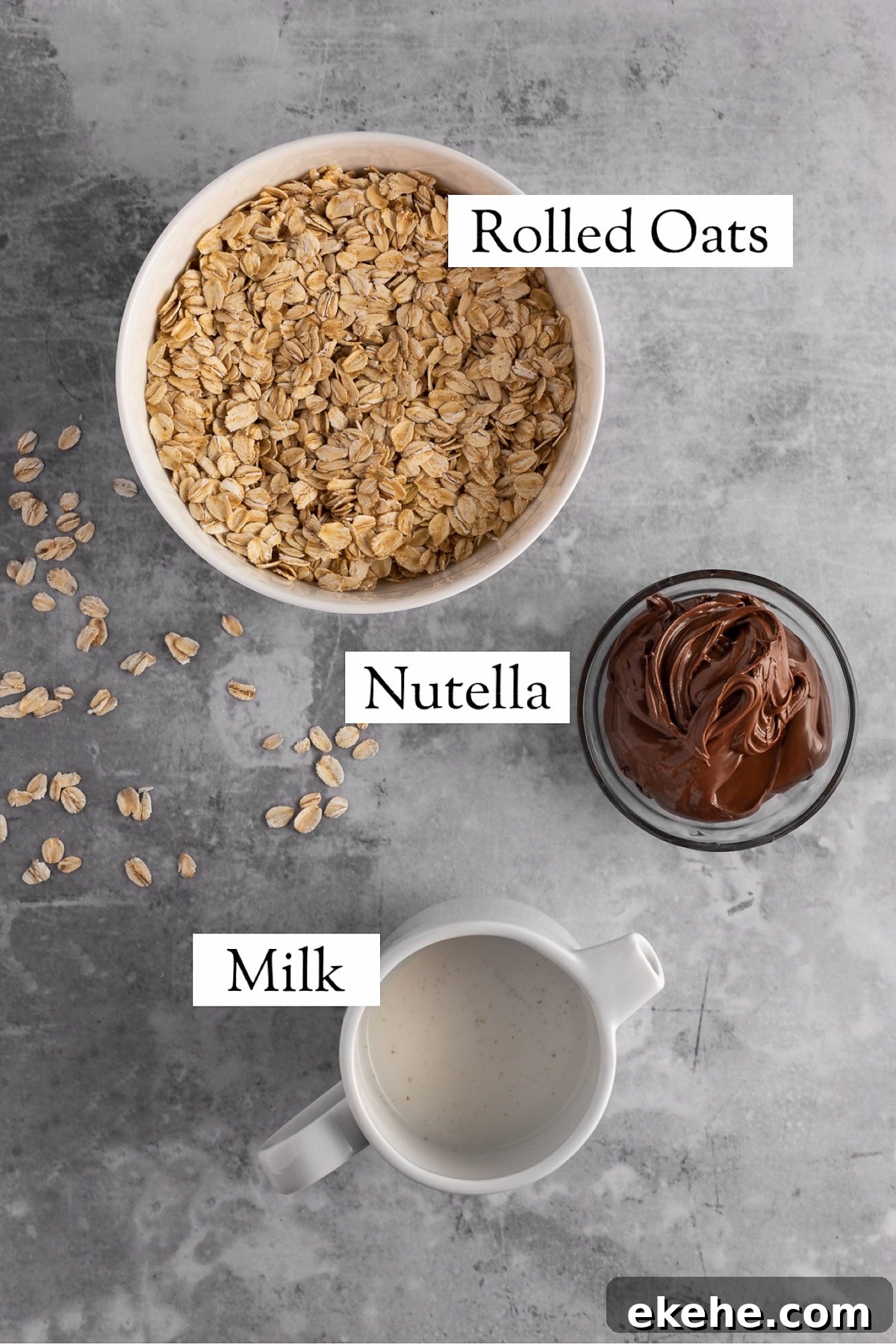 Overhead photo of the ingredients needed to make the recipe.