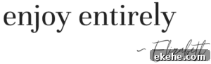 Enjoy Entirely, Elizabeth