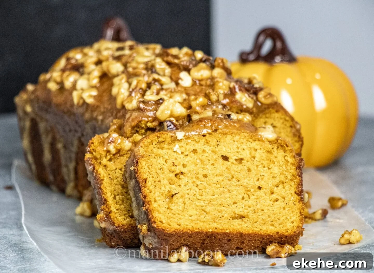 pumpkin praline bread