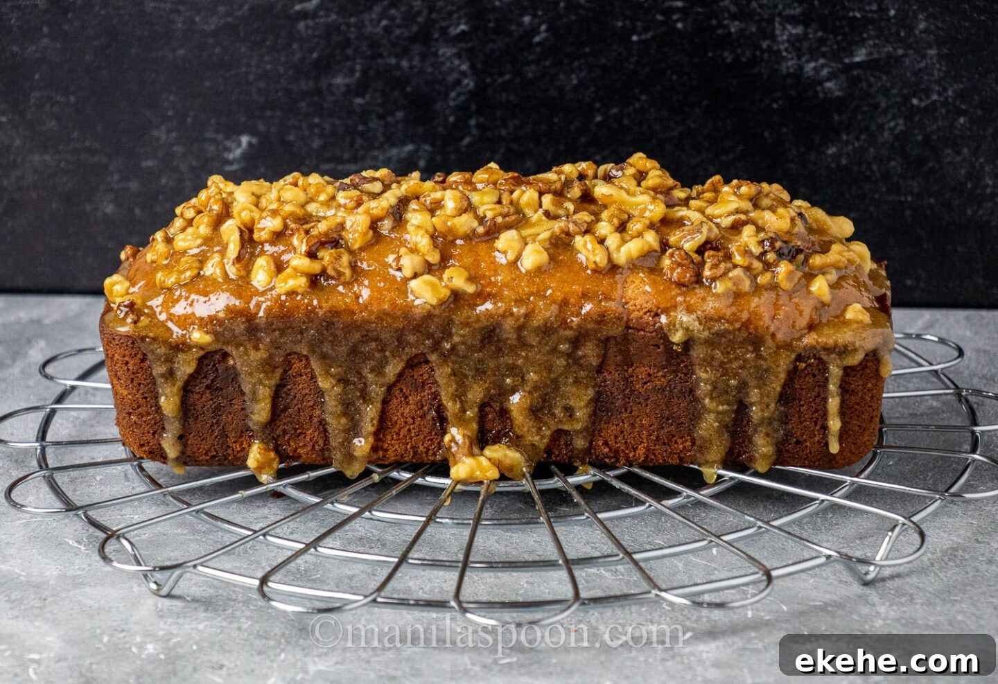 pumpkin praline bread unsliced